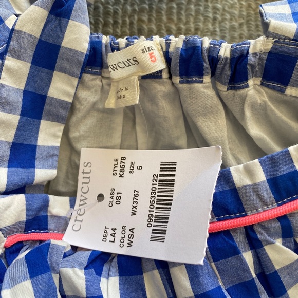 Crewcuts by J.Crew Kids Dress Gingham Tiered Dress - Picture 4 of 4